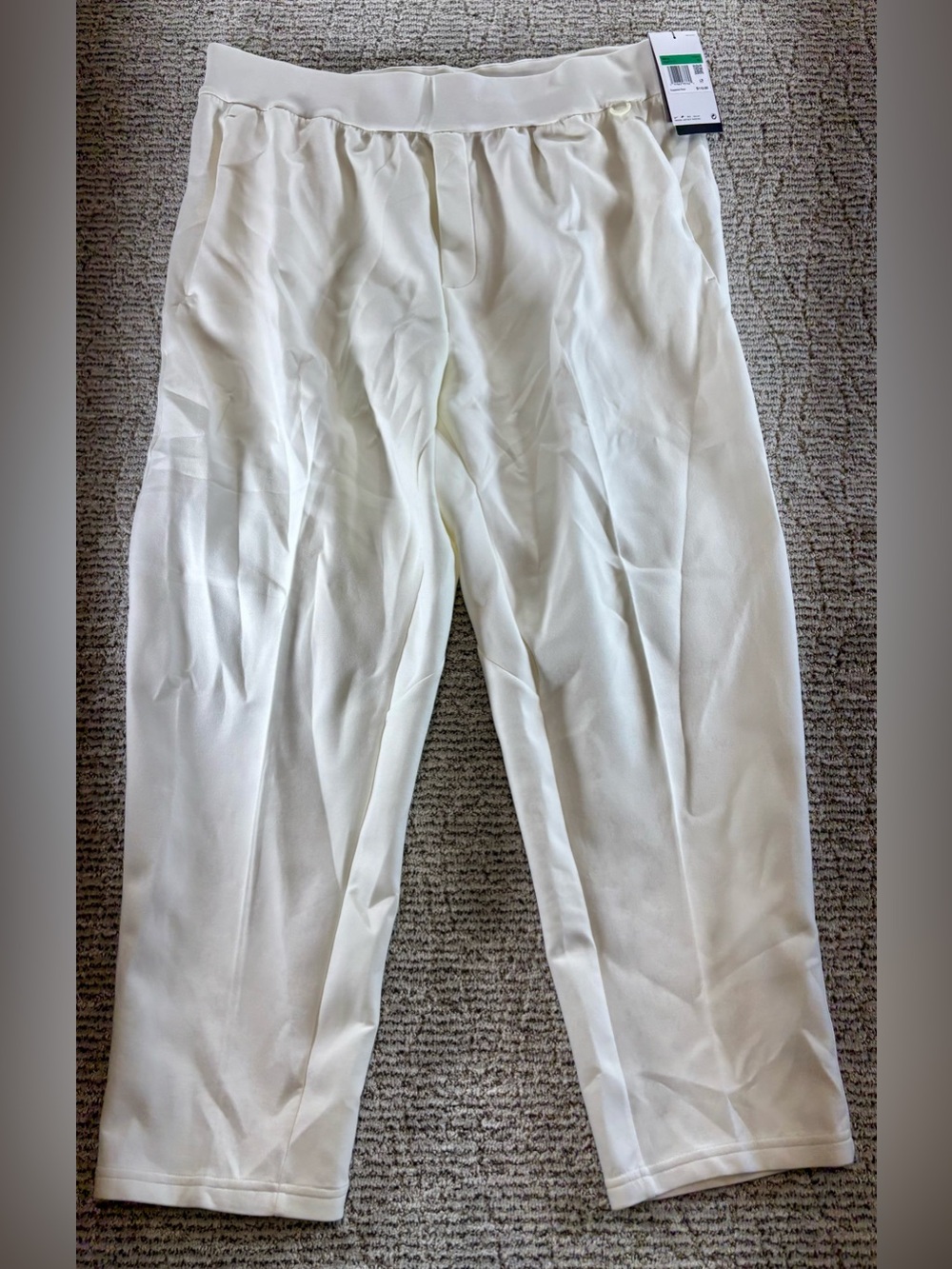 NWT Nike‎ 24.7 ImpossiblySoft Men's XL Light Bone (Off White) Dri-FIT Pants